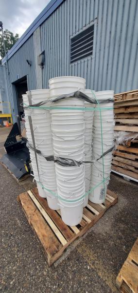 Pallet of Used 5 Gallon Buckets- No Lids