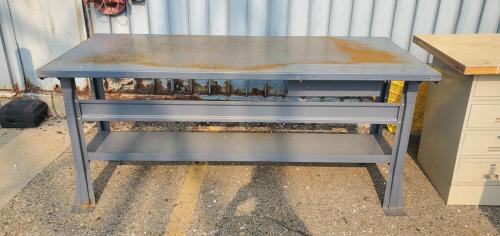 Metal Workbench- 30" x 72".