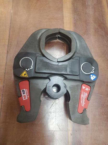 Lot of 2 Brand-new Milwaukee M18 FORCE LOGIC V2 press jaw sets. Never used or installed. Includes six precision V-profile press jaws (½", ¾", 1", 1¼", 1½", 2"). NO TOOL- JAWS ONLY