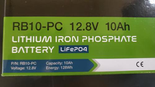 New in Box- RELION- RB10-PC 12.8V 10Ah Lithium Iron Phosphate Battery. LifePO4.  - Image 2