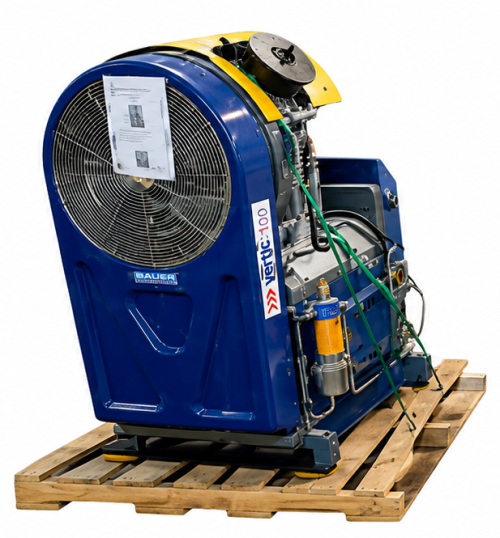 Bauer Verticus High-Pressure Breathing Air Compressor- 2890Hrs- Professionally Serviced by OTC Industrial Technologies.