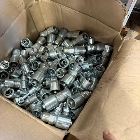 Lot of Hydraulic hoses and fittings-Big Rapids