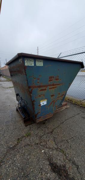 Large Steel Dumping Hopper