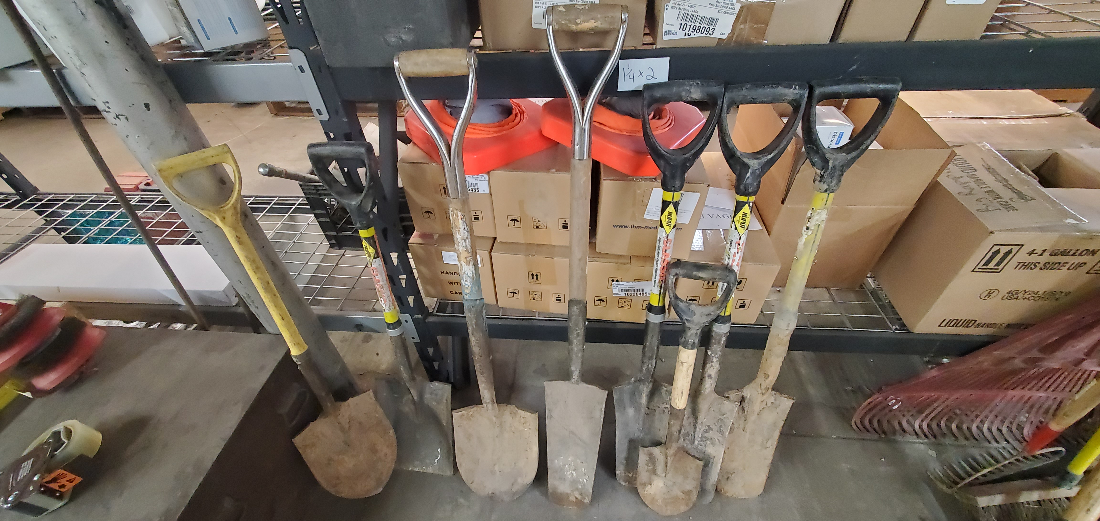Lot of 8 Used Shovels