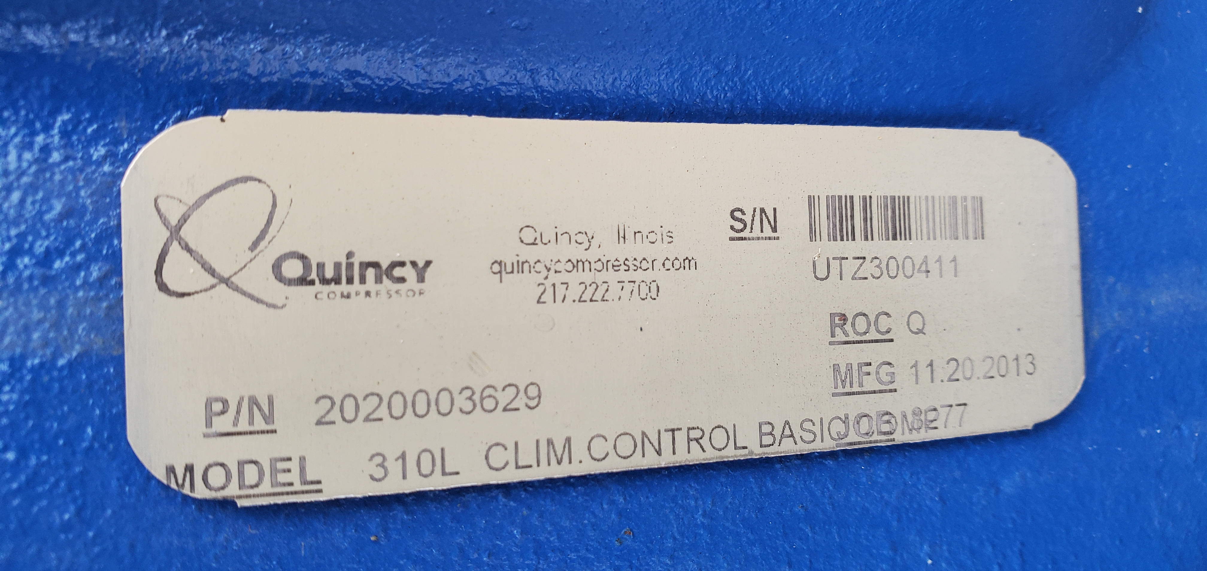 Used Quincy Compressor Pump Thumbnail 2